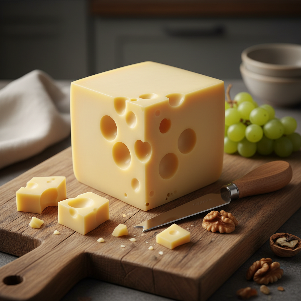 Queso Emmental cuadrado